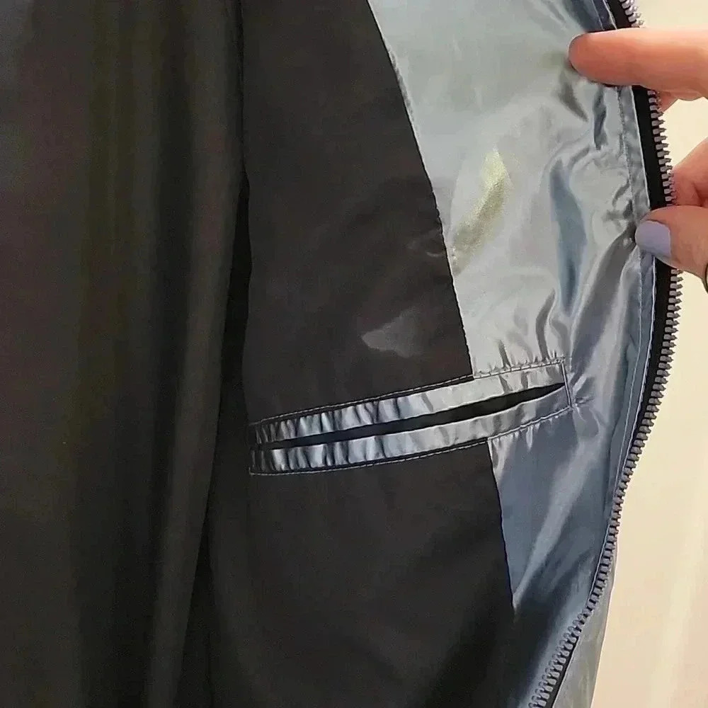 Sean John Metallic Bomber Jacket Size XL - Picture 5 of 9
